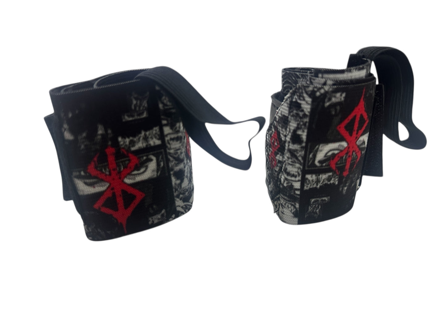Muñequeras premium reforzadas con diseño Berserk.