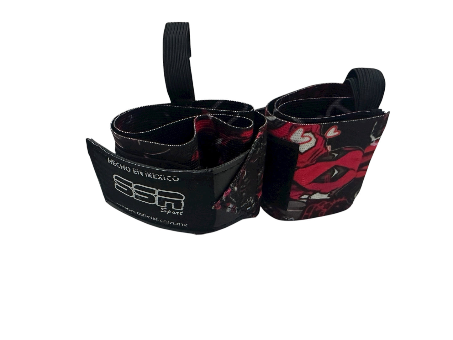 Muñequeras premium reforzadas con diseño Deadpool.