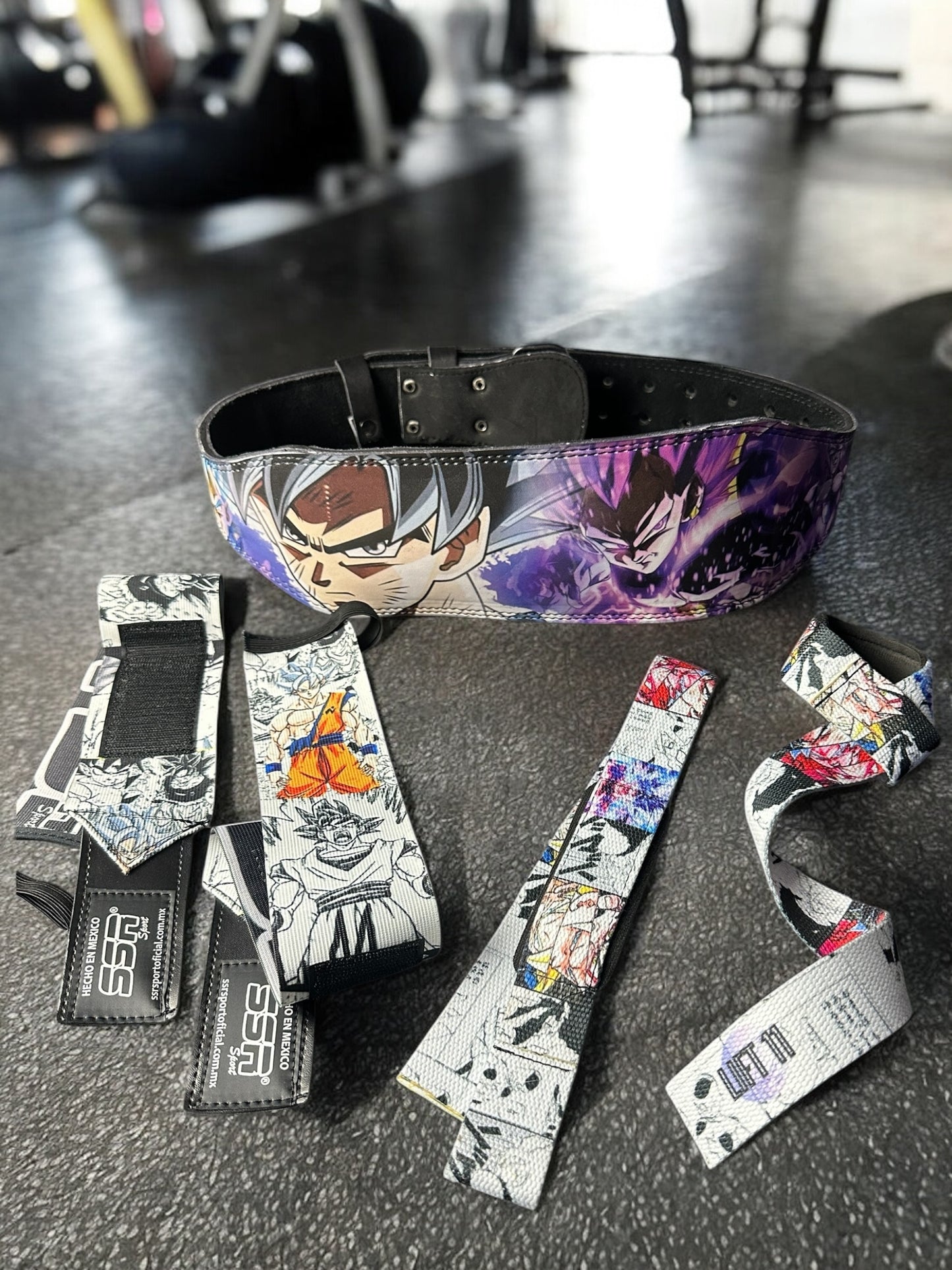 Conjunto Premium Goku – Faja, Straps y Muñequeras Dragon Ball