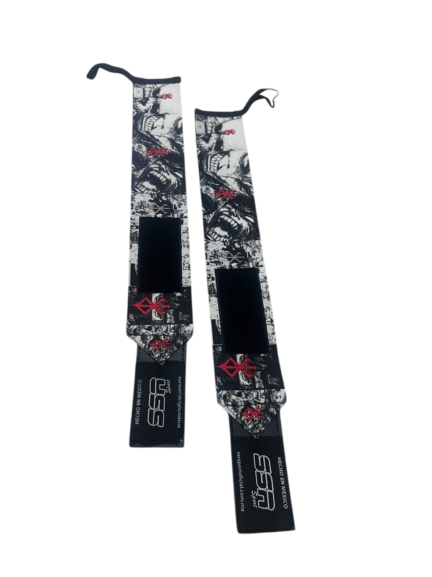 Muñequeras premium reforzadas con diseño Berserk.