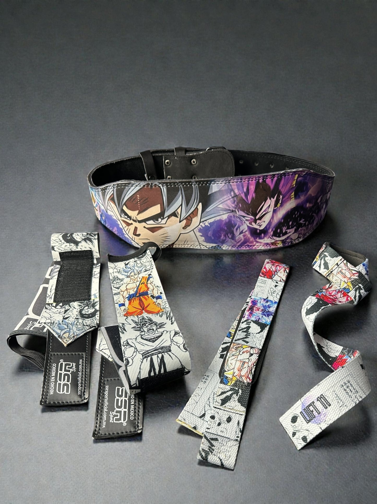 Conjunto Premium Goku – Faja, Straps y Muñequeras Dragon Ball