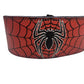 cinto para levantamiento de pesas en piel hombre araña (telaraña)