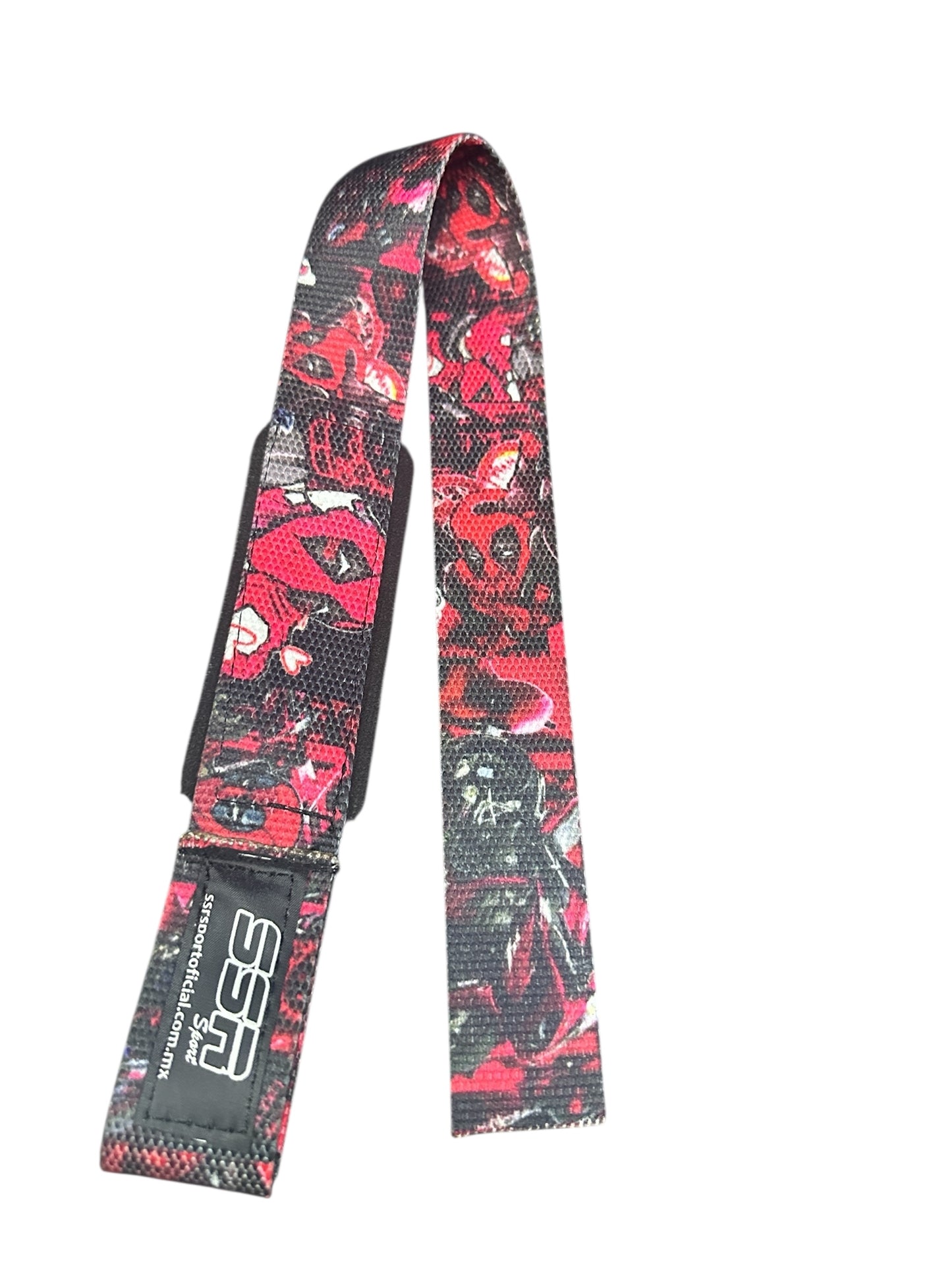 Straps para Levantamiento – Diseño Deadpool – Resistentes y Cómodos