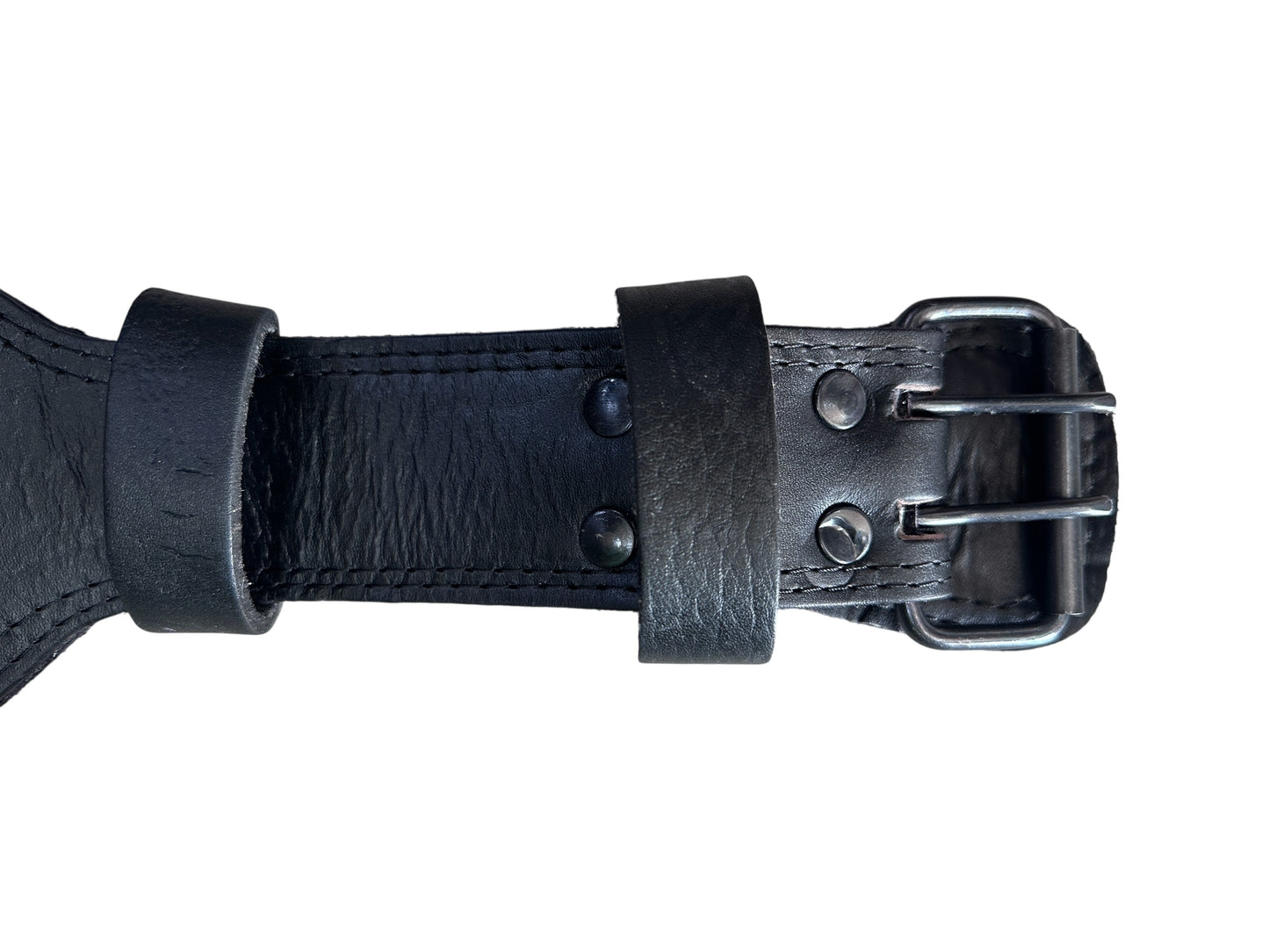 Cinturón Gym Ancho de Piel Premium Soporte Lumbar Pesas