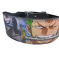 Cinturón De Piel Premium Zoro Estilo Comic Para Gym