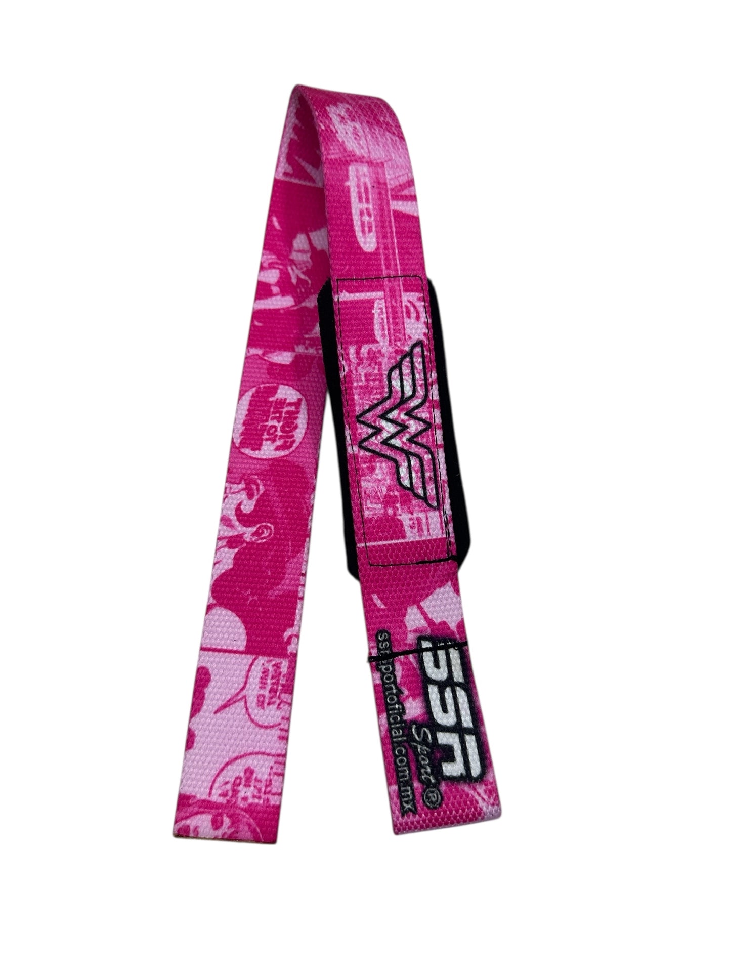 Straps Premium Mujer Maravilla Rosa y Negro