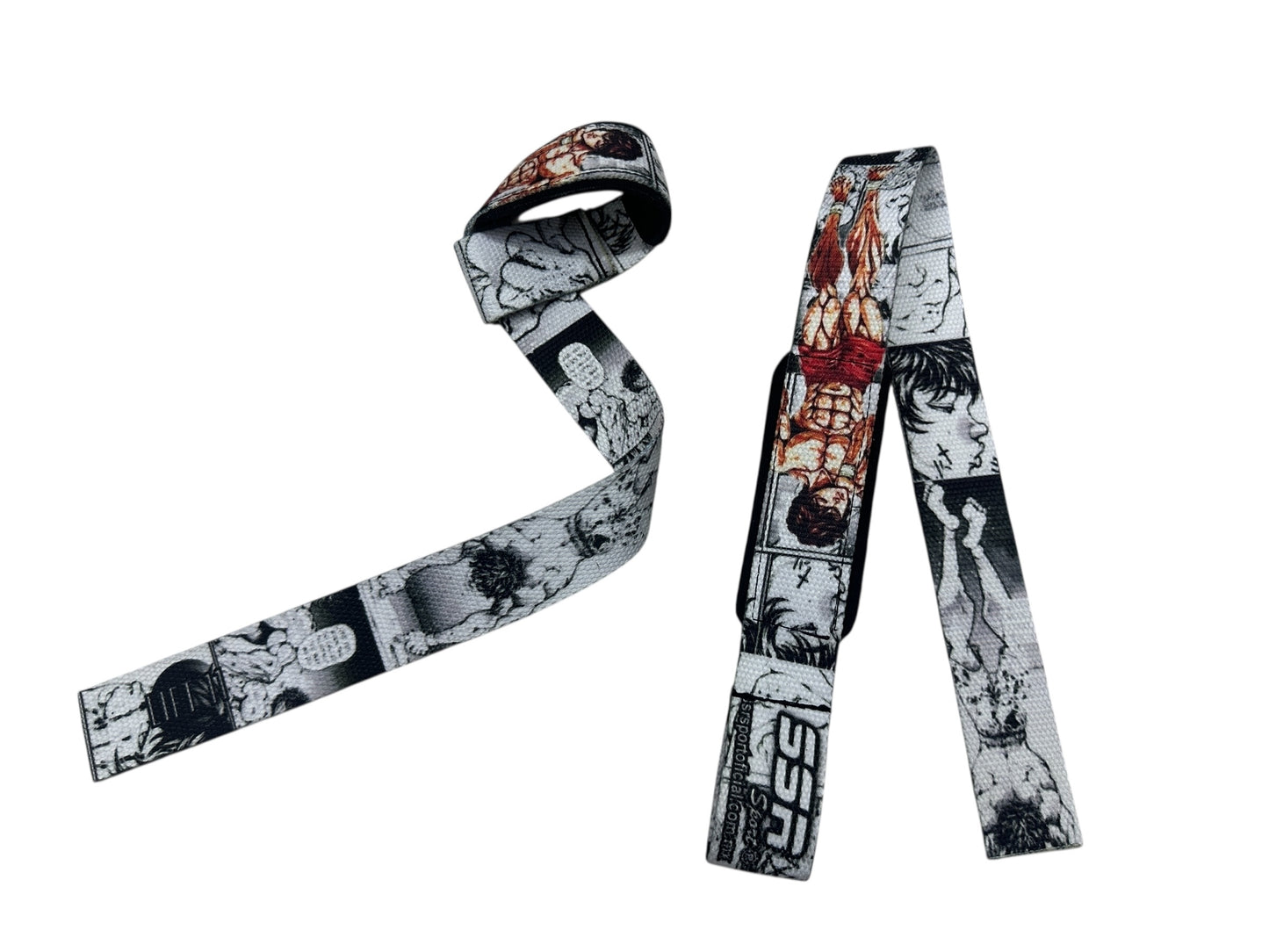 Conjunto Premium Baki – Cinturón, Straps y Muñequeras para Gimnasio