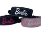 cinturon de piel premium barbie con glitter
