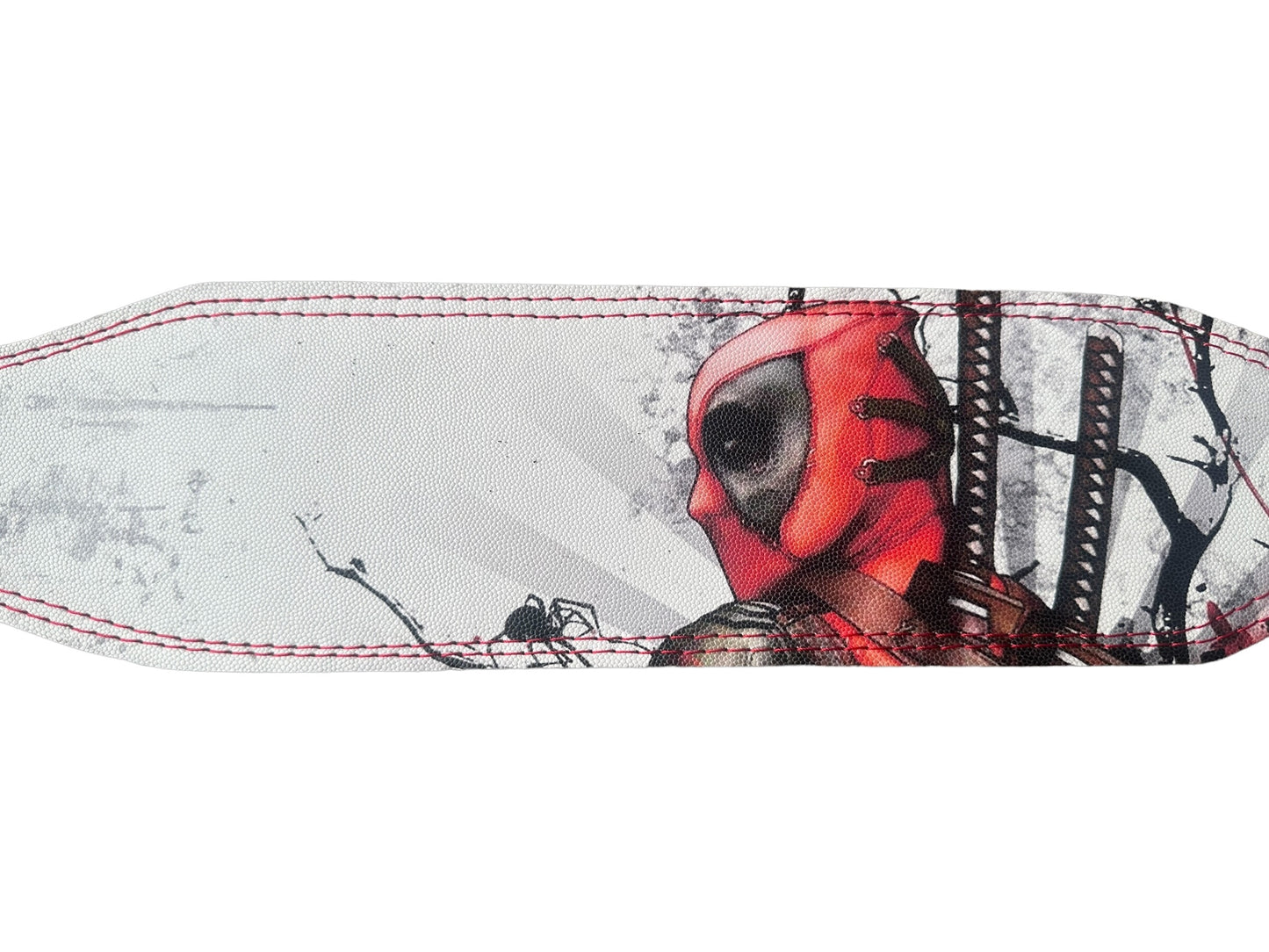 Cinturón De Piel Premium Deadpool Para Gym