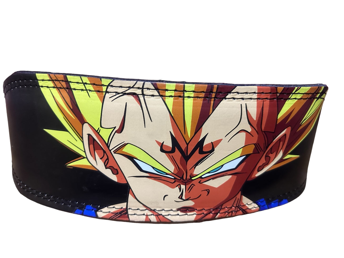 Conjunto Premium Vegeta Majin – Cinturón de Piel, Straps y Muñequeras