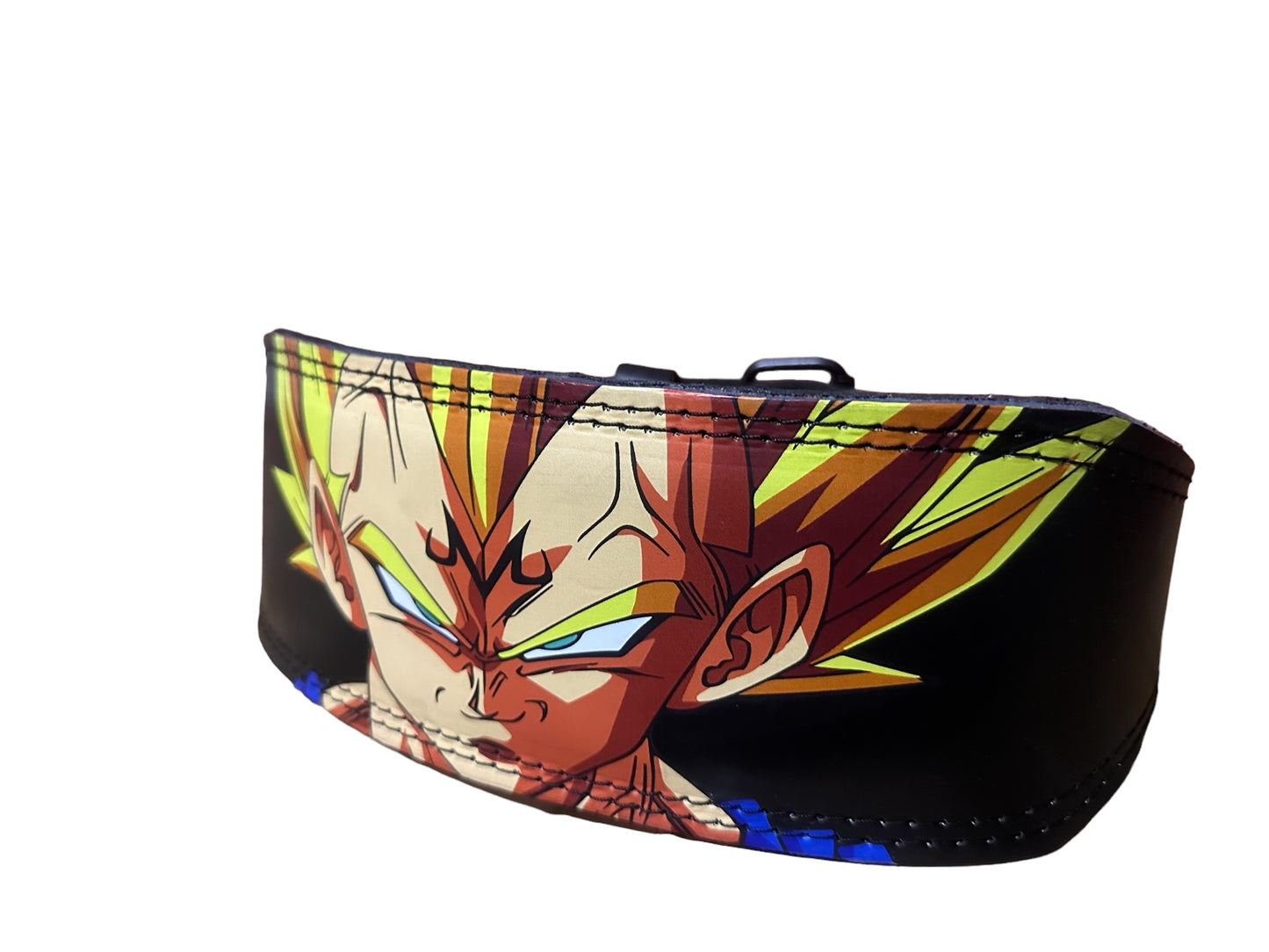 Conjunto Premium Vegeta Majin – Cinturón de Piel, Straps y Muñequeras