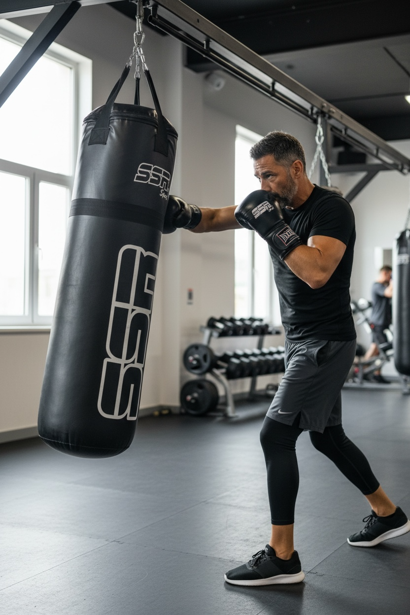 Costal de Box de Uso Rudo 95cm – Lona Reforzada, 28kg