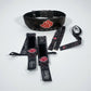 Conjunto Premium Akatsuki – Cinturón, Straps y Muñequeras