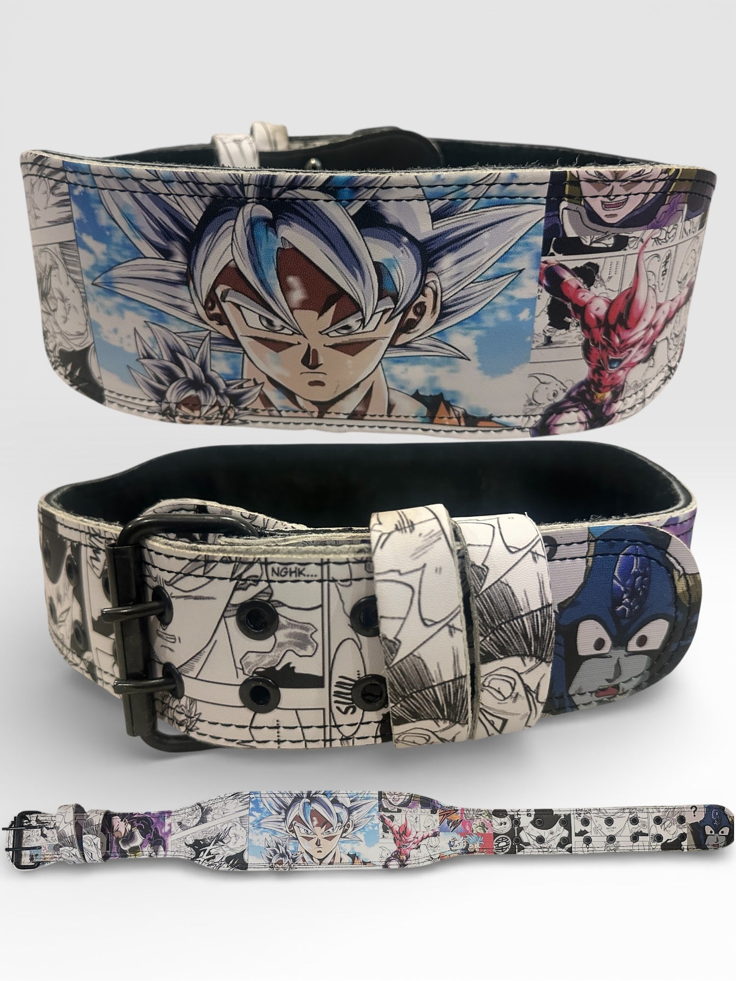 Cinturón Premium De Levantamiento Dragon Ball Estilo Cómic – Soporte Lumbar Profesional Para Gym y Cross Training
