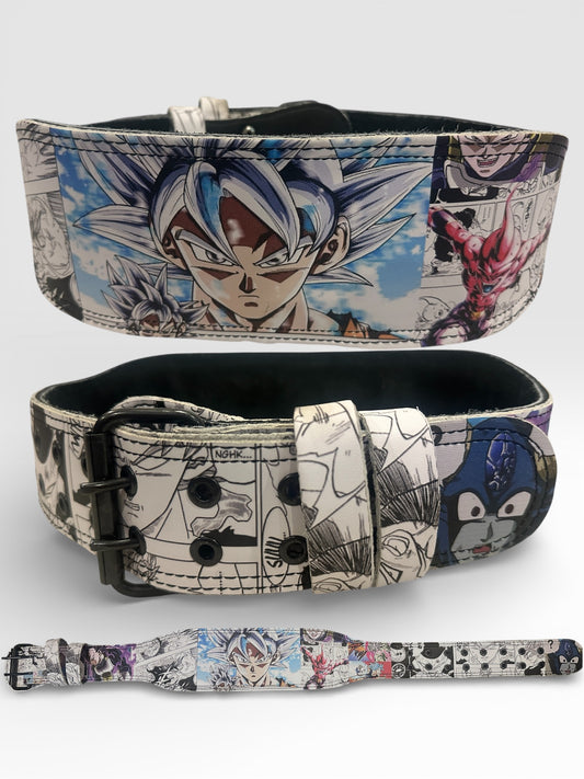 Cinturón Premium De Levantamiento Dragon Ball Estilo Cómic – Soporte Lumbar Profesional Para Gym y Cross Training