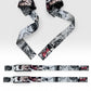 Straps premium con diseño Baki, perfectos para entrenamiento de fuerza y alto rendimiento.