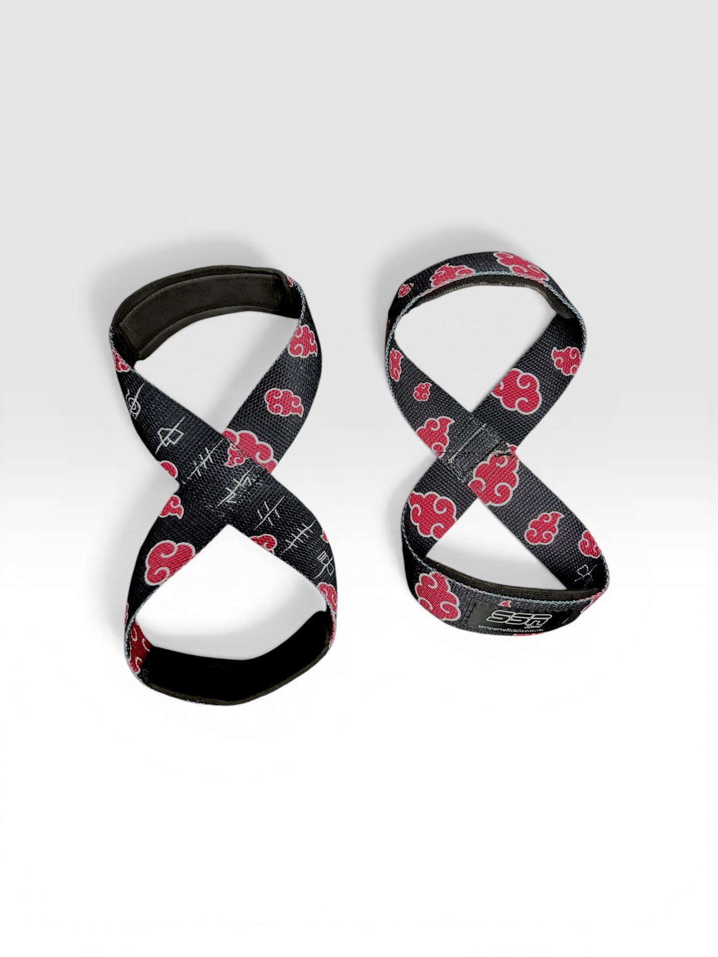 Straps Tipo 8 para Gym Agarre Reforzado Levantamiento akatsuki
