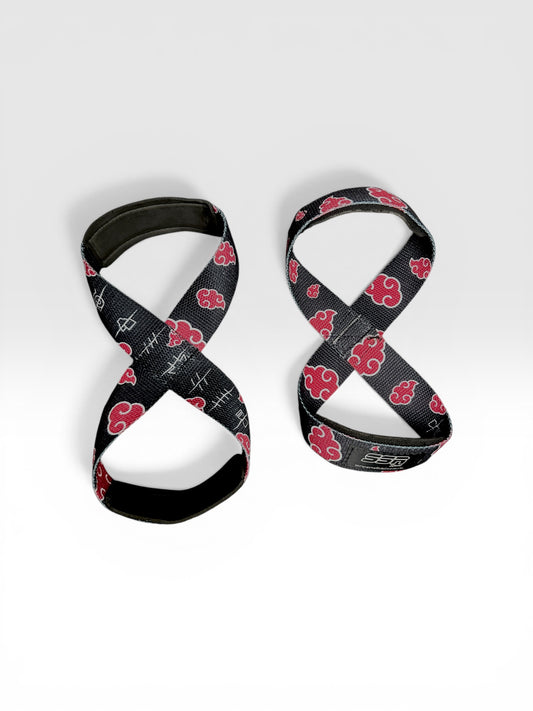 Straps Tipo 8 para Gym Agarre Reforzado Levantamiento akatsuki