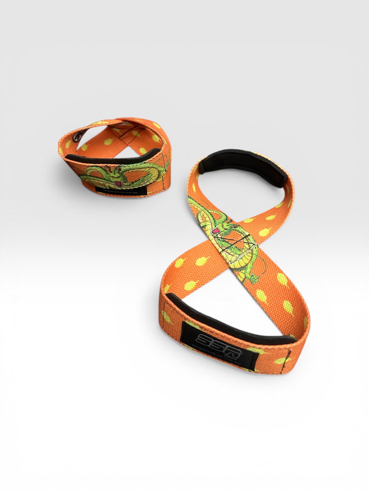 Straps Tipo 8 para Gym Agarre Reforzado Levantamiento dragon ball