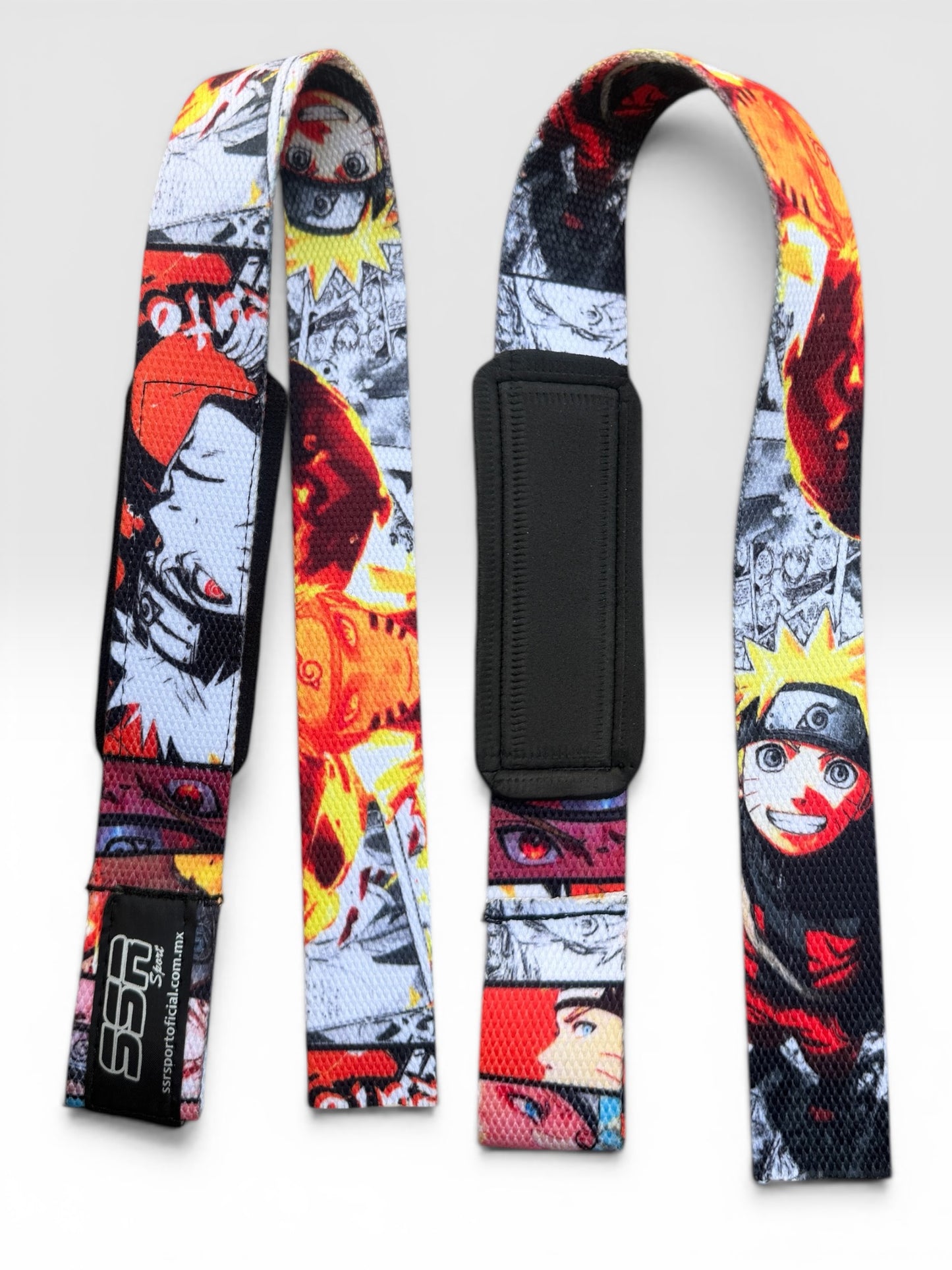 Straps Gym Diseño Naruto | Fuerza y Agarre Profesional
