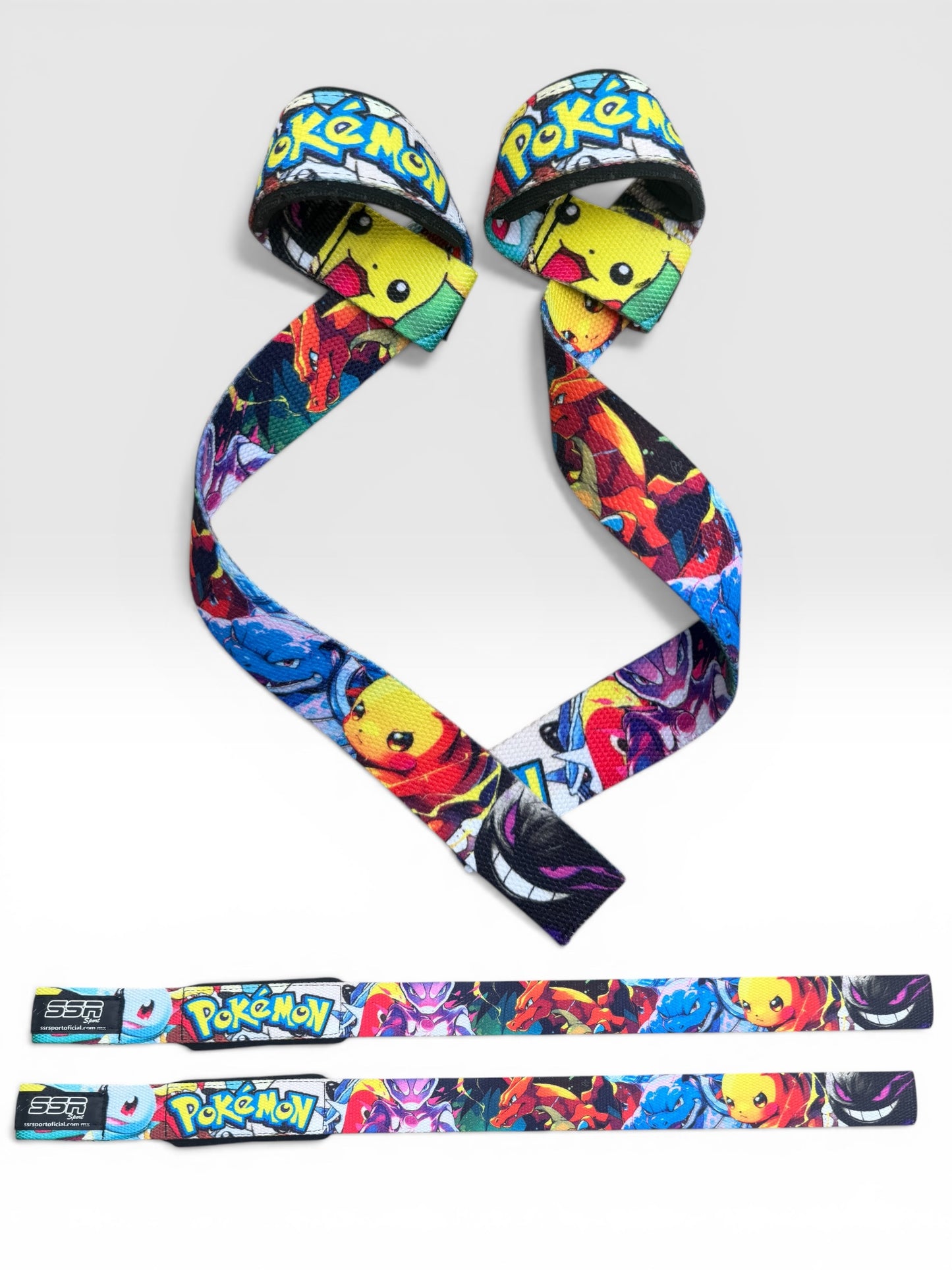 Straps Gym Diseño Pokémon | Agarre Reforzado para Levantamiento