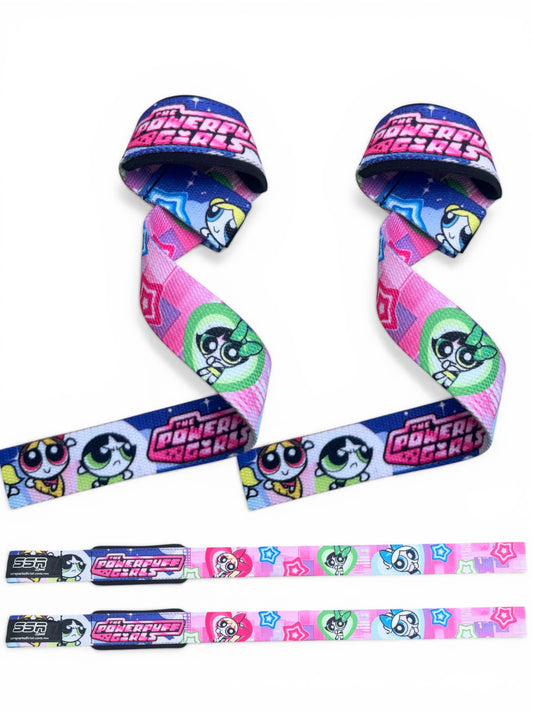 Straps Gym Diseño chicas superpoderosas | Agarre Reforzado para Levantamiento