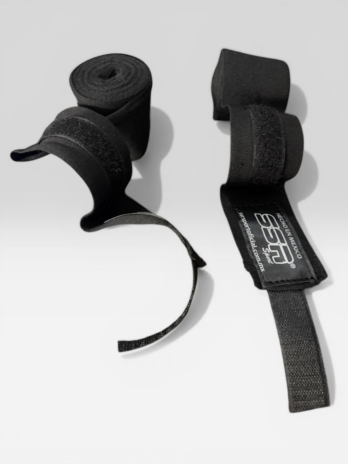 Par de vendas de boxeo profesionales 5 metros con velcro SSR Sport
