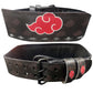 Conjunto Premium Akatsuki – Cinturón, Straps y Muñequeras