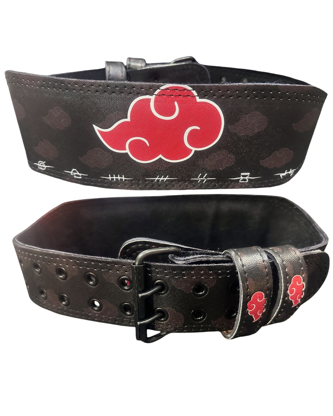Conjunto Premium Akatsuki – Cinturón, Straps y Muñequeras