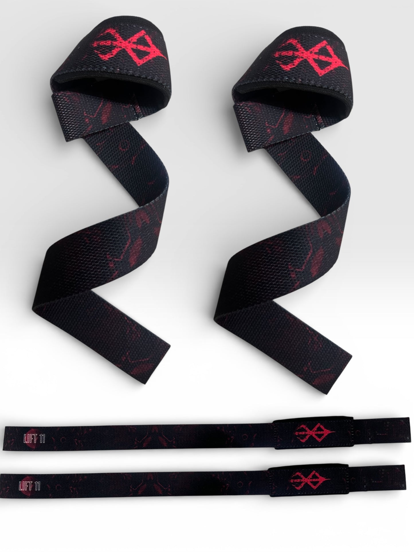 Straps Premium de Levantamiento – Diseño Berserk – Agarre Firme y Profesional