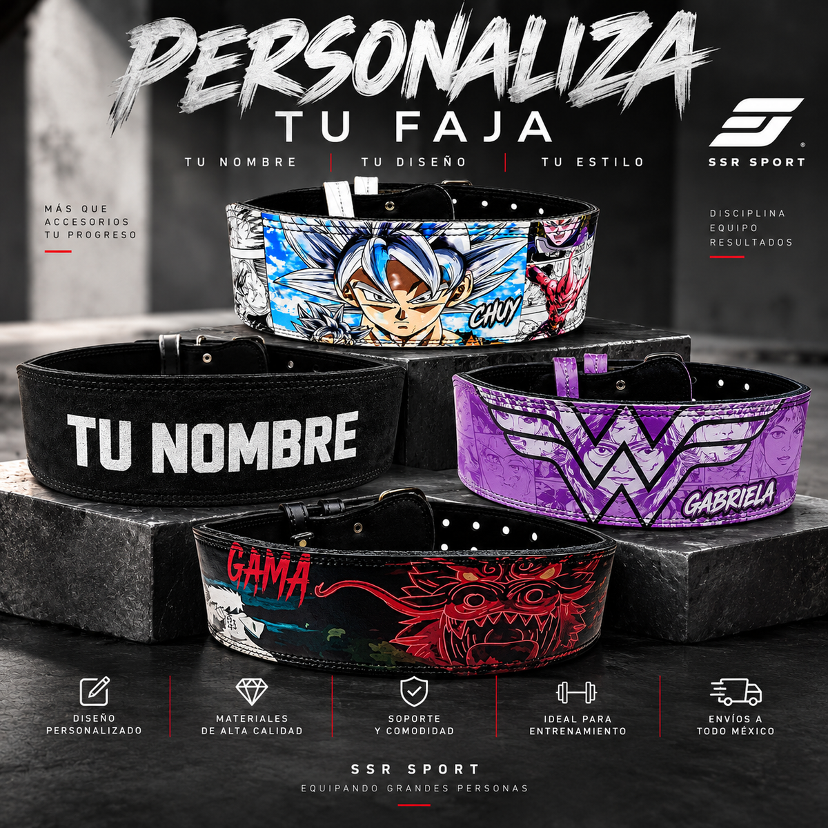 Faja Personalizada SSR Sport – Diseña la tuya