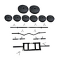 Kit Barra Recta, Z y Romana Con Mancuernas 105lbs SSR SPORT