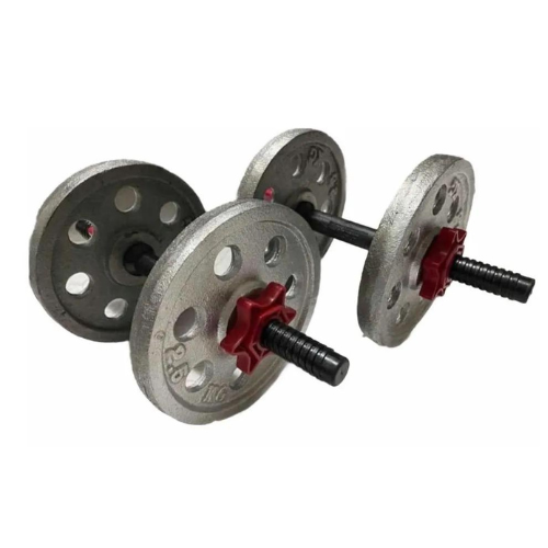 Par De Mancuernas Con Discos De Metal 10kg SSR SPORT