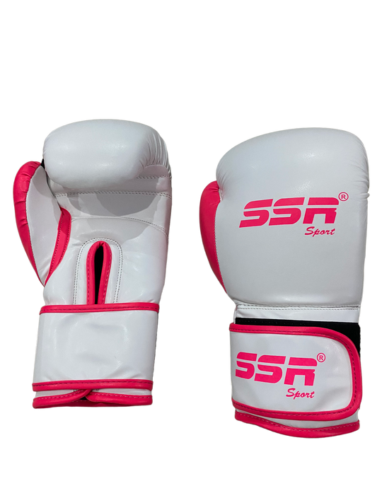 Guantes de boxeo rosa profesionales, sparring o entrenamiento